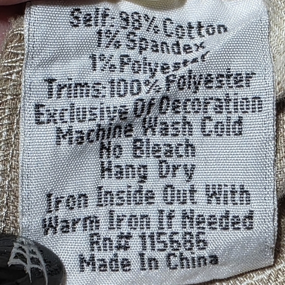 EUC 3J WORKSHOP JOHNNY WAS PLAID BUTTON-DOWN FLORAL EMBROIDERY SZ M - Picture 10 of 10